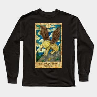 Ten Of Swords. Minor Arcana Tarot Card. Long Sleeve T-Shirt